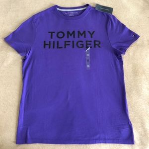 Tommy Hilfiger Men's Purple T-shirt